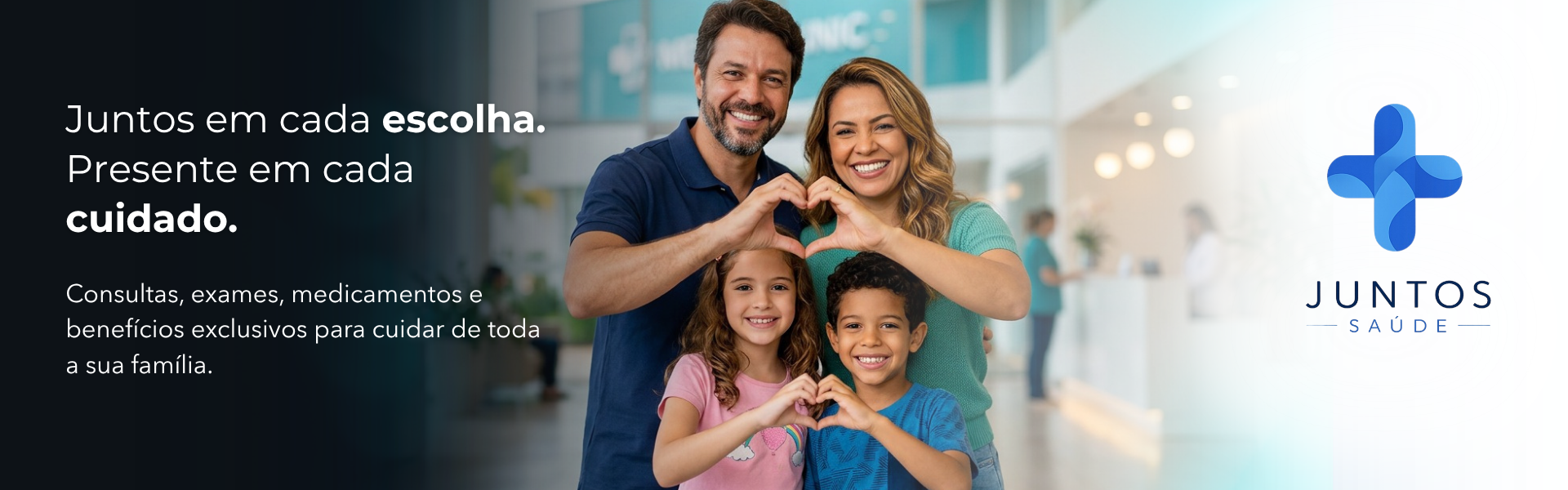 Saúde e benefícios para você e sua família Telemedicina sem custo, até 70% OFF em farmácias, a partir de R$29,90/mês.